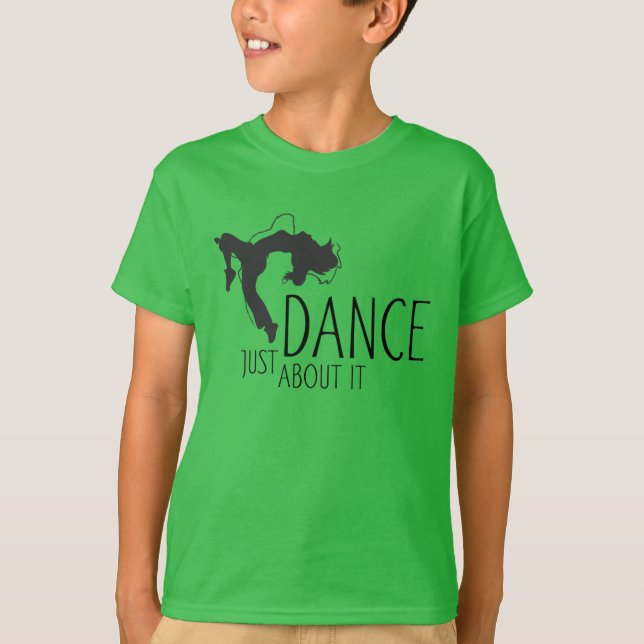 T-shirt Un message amusant - Juste Danser 1 (Devant)