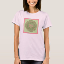 T-shirt Un mignon cerf-volant chinois vert et rose