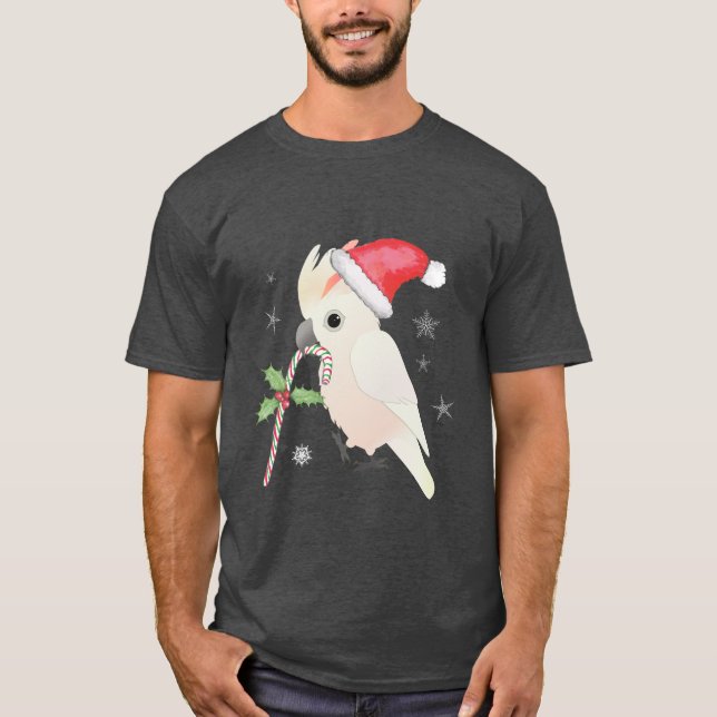 T-shirt Un mignon cocktail de saumon de Noël (Devant)