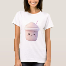 Un mignon Milkshake aux fraises