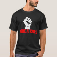Un militant politique au genou pour une vie noire