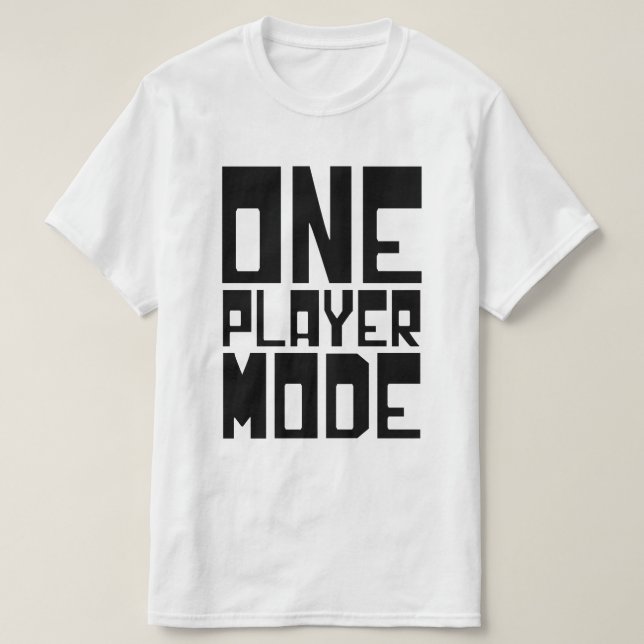 T-SHIRT UN MODE JOUEUR (Design devant)