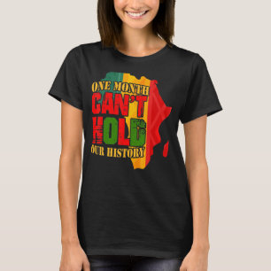 T-shirt Un Mois Inspirant Peut Tenir Notre Histoire Afri