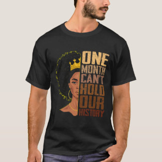 T-shirt Un mois ne peut contenir notre histoire Mélanine A