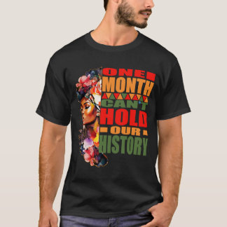 T-shirt Un Mois Ne Peut Contenir Notre Histoire Mois de l'