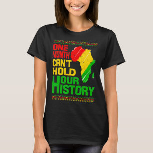 T-shirt Un mois ne peut pas tenir notre histoire Carte afr