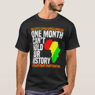 T-shirt Un mois ne peut pas tenir notre histoire Enseignan