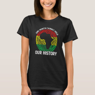 T-shirt Un mois peut tenir notre histoire panafricaine Noi