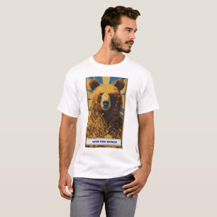 T-shirt Un motif d'ours attrayant qui express votre amour