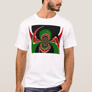 T-shirt Un Motif du drapeau kényan dynamique : un art puis