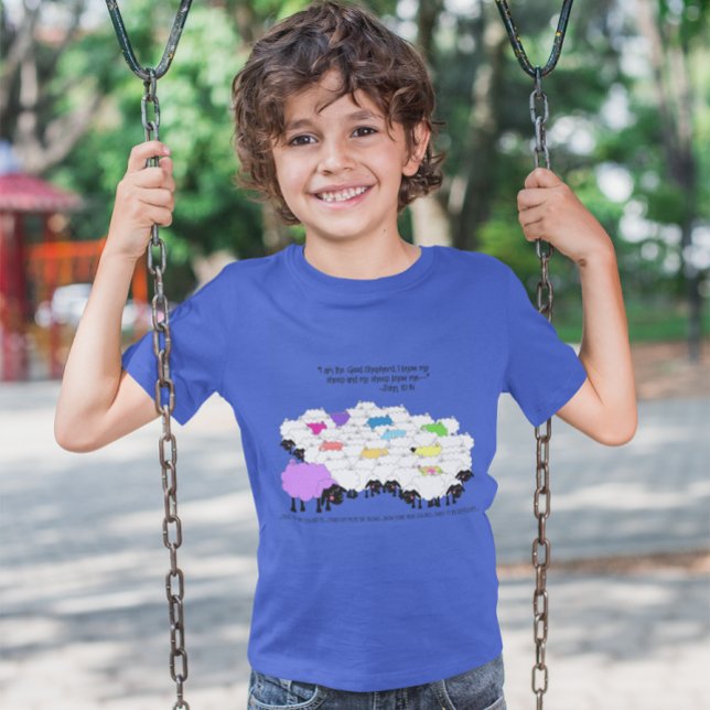 T-shirt Un mouton unique bon berger (Créateur téléchargé)