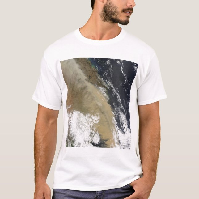 T-shirt Un mur de poussière tendu du nord du Queensla (Devant)