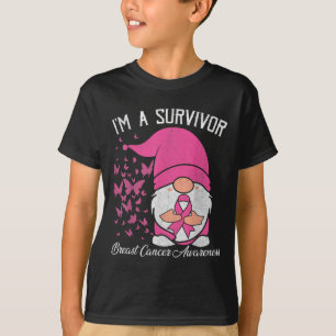 T-shirt Un nain Ruban Rose de la sensibilisation au cancer
