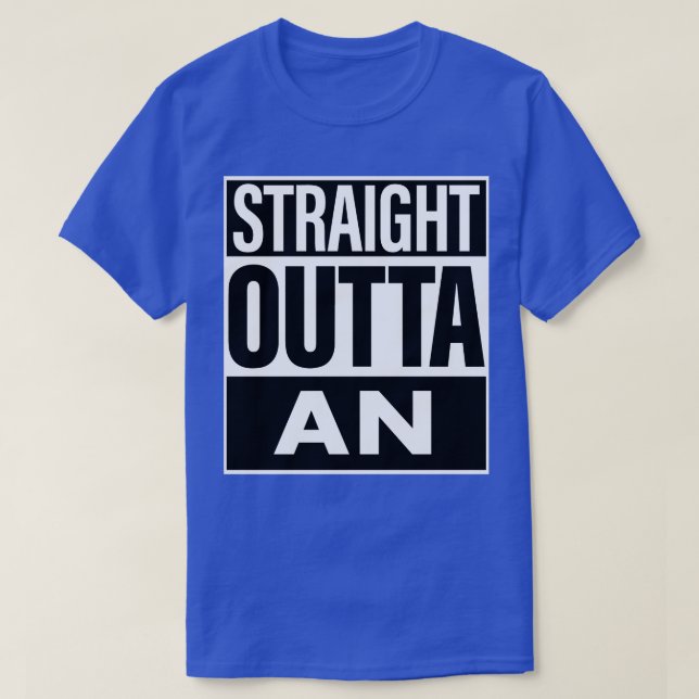 T-shirt Un Nom Juste En Dehors D'Un (Design devant)