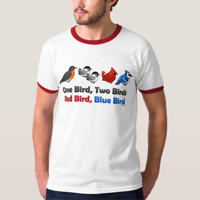 T-shirt Un oiseau, deux oiseaux… (Devant)