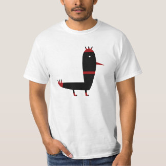 T-shirt Un oiseau drôle faisant quelque chose drôle à une