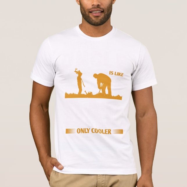 T-shirt Un oncle est comme un père seulement glacière (Devant)