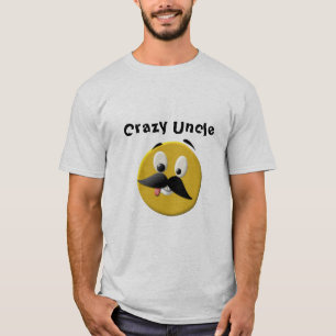 T-shirt Un oncle fou avec la moustache