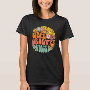 T-shirt Un Oncle Super Retro Hommes Hippie Anniversaire le