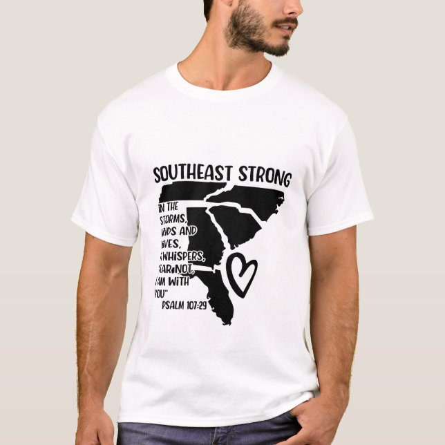 T-shirt Un ouragan fort au sud-est Helene Appalachia (Devant)