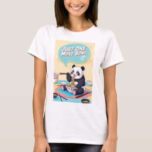 T-shirt Un panda de farniente mangeant de la ramen et disa