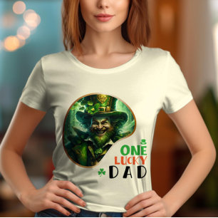 T-shirt Un papa chanceux - Danse pas irlandaise