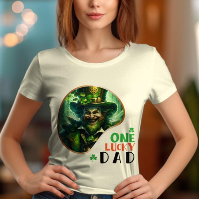 T-shirt Un papa chanceux - Danse pas irlandaise (Créateur téléchargé)