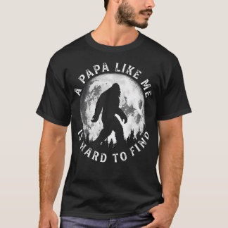 T-shirt Un papa comme moi est difficile à trouver drôle Bi