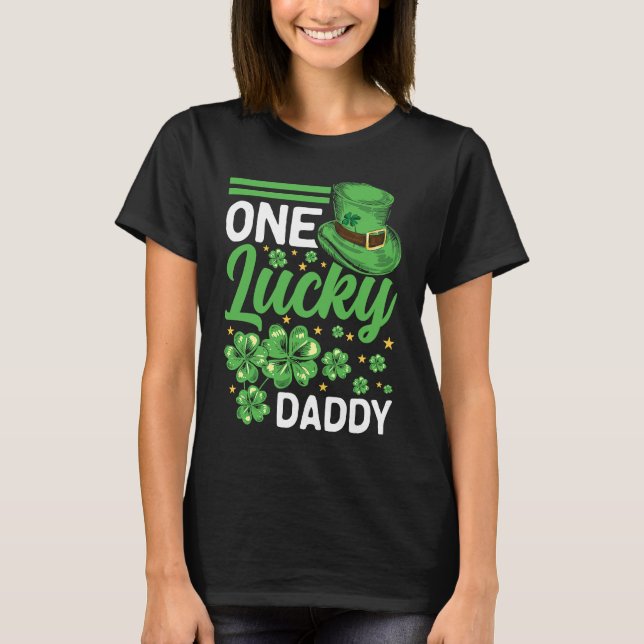 T-shirt Un papa Jour de la Saint Patrick (Devant)