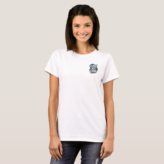 T-shirt Un par un (Devant entier)