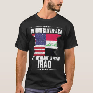 T-shirt Un patriote irakien américain fait la fierté de so