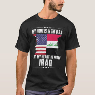 T-shirt Un patriote irakien américain fait la fierté de so