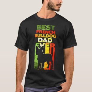 T-shirt Un père de chien de taureau français