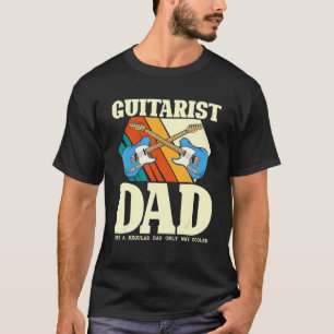 T-shirt Un Père Guitariste Comme Un Père Régulier Comme Un