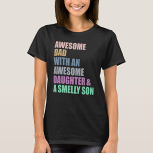 T-shirt Un Père Impressionnant Avec Une Fille Impressionna