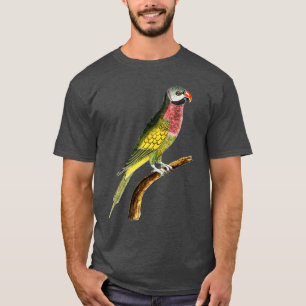 T-shirt Un perroquet coloré sur une branche d'arbre