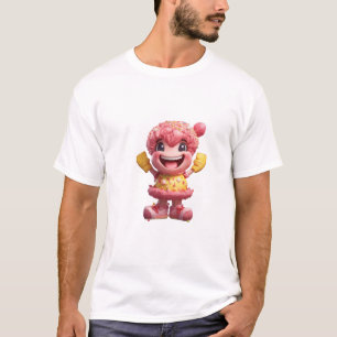 T-shirt Un personnage de cypcake avec bras et jambes.