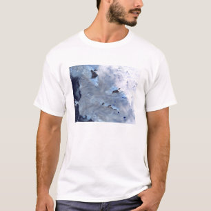 T-shirt Un petit champ des glaciers entoure la baie de