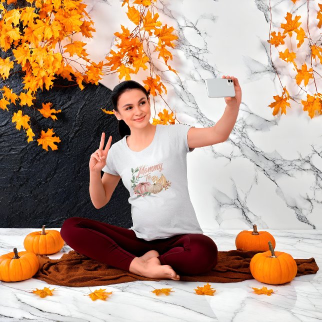 T-shirt Un petit Citrouille est en route - Maman To Be (Créateur téléchargé)