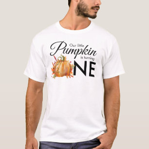 T-shirt Un Petit Citrouille Tourne Un Automne Automne Anni
