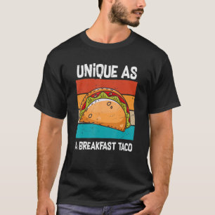 T-shirt Un Petit Déjeuner Taco Meme Unique En Petit Déjeun