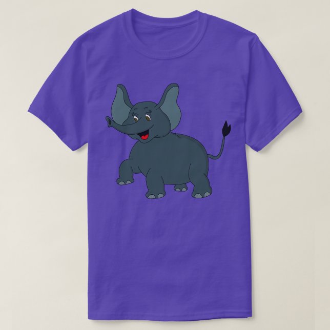 T-shirt Un petit éléphant mignon (Design devant)