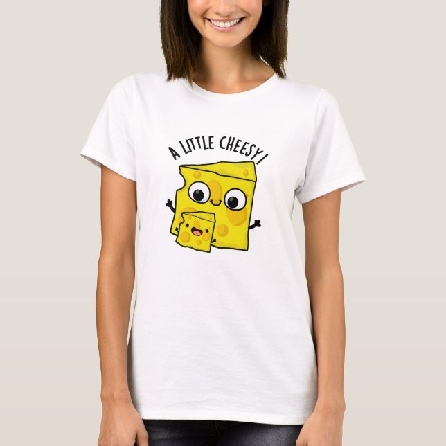 T-shirt Un Petit Jeu De Nourriture Fantaisante Et Fromage (Devant)