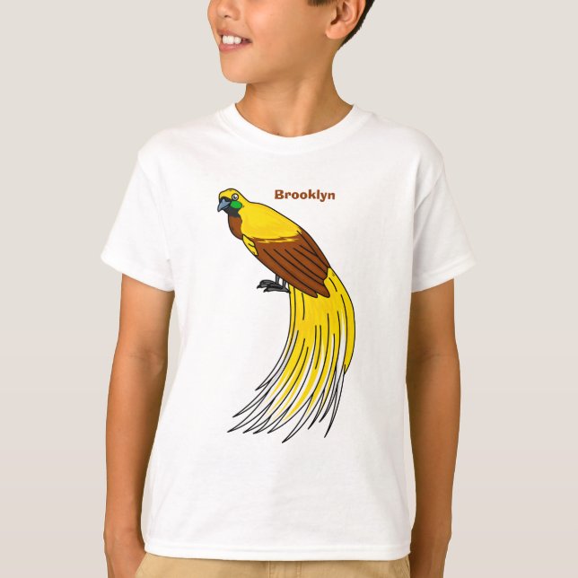 T-shirt Un petit oiseau de paradis (Devant)