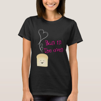 T-shirt Un petit pain au four Chemise de Maternité rose