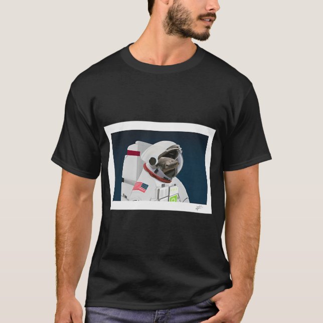 T-shirt Un petit pas pour les poissons (Devant)