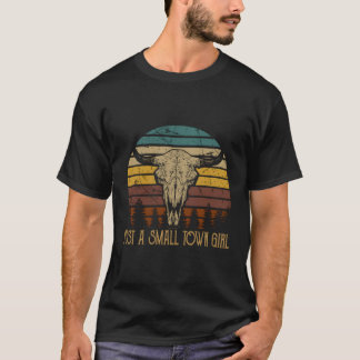 T-shirt Un Petit Pays D'Amour Au Taureau Léopard De Ville