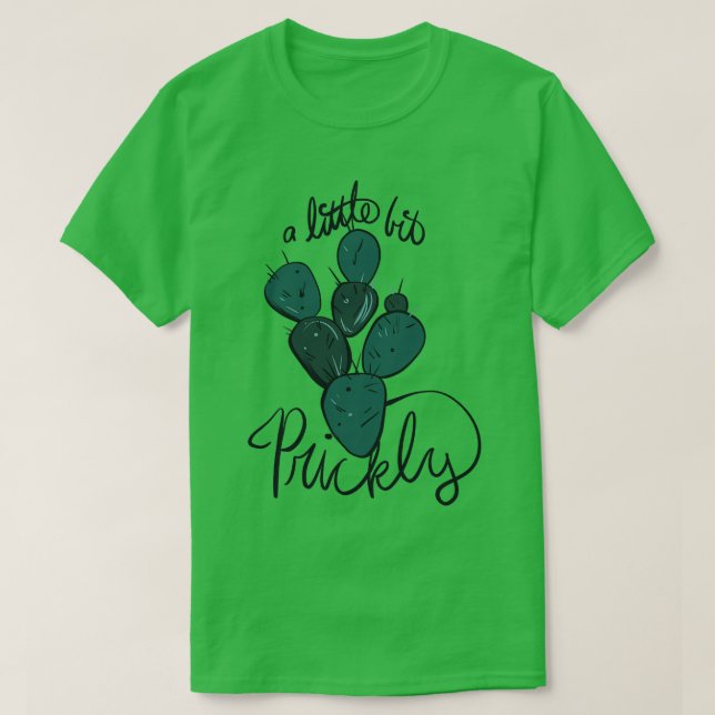 T-shirt Un Petit Peu De Cactus Drôle (Design devant)