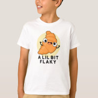 Un Petit Peu Flaky Drôle Croissant Pâtissier