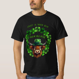 T-shirt Un petit peu sur la colline Green Bull et trèfles